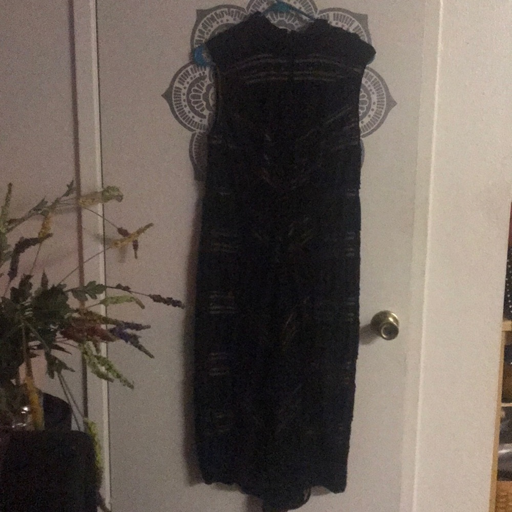 Black lace dress